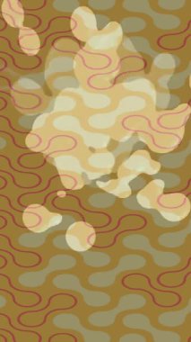 Benzersiz dijital animasyon tarzı grafikleri olan yaratıcı ortam tasarımı için yenilikçi hareket dokusu