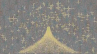 Estetik doku arkaplan tasarımı renkli hareket grafikleri ile moda film giriş profosyoneli