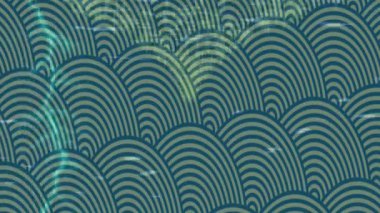 Organik desenli yüzey giriş stili video film sanatı ile soyut arkaplan tasarımı