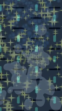 Soyut hareket desenli fütüristik video üretimi için dinamik dijital arkaplan