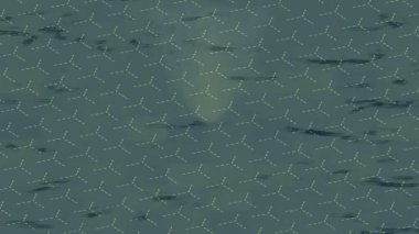 Organik desenli yüzey giriş stili video film sanatı ile soyut arkaplan tasarımı