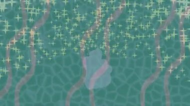 Benzersiz video giriş tasarımı projeleri için detaylı yüzey kalıbı film animasyon stili grafik girişi