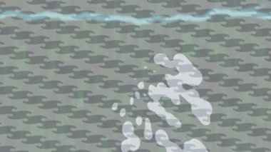 Benzersiz video giriş tasarımı projeleri için detaylı yüzey kalıbı film animasyon stili grafik girişi