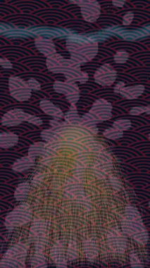 Lüks hareket projeleri için soyut tasarım stili animasyonu olan üst düzey dijital doku