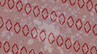 Organik desenli yüzey giriş stili video film sanatı ile soyut arkaplan tasarımı