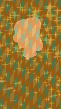 Benzersiz dijital animasyon tarzı grafikleri olan yaratıcı ortam tasarımı için yenilikçi hareket dokusu