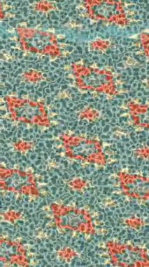 Benzersiz dijital animasyon tarzı grafikleri olan yaratıcı ortam tasarımı için yenilikçi hareket dokusu