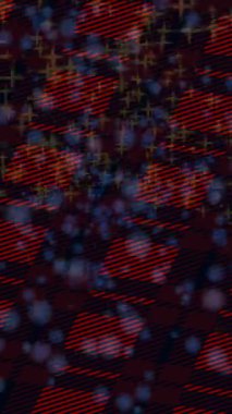 Benzersiz video giriş tasarımı projeleri için detaylı yüzey kalıbı film animasyon stili grafik girişi