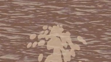 Organik desenli yüzey giriş stili video film sanatı ile soyut arkaplan tasarımı