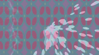 Benzersiz video giriş tasarımı projeleri için detaylı yüzey kalıbı film animasyon stili grafik girişi