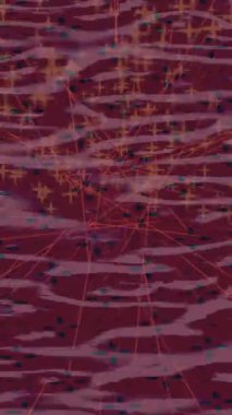 Lüks hareket projeleri için soyut tasarım stili animasyonu olan üst düzey dijital doku