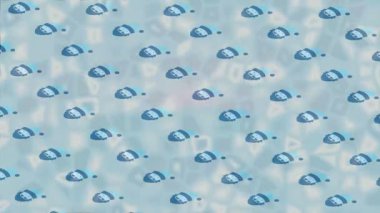 Benzersiz video giriş tasarımı projeleri için detaylı yüzey kalıbı film animasyon stili grafik girişi