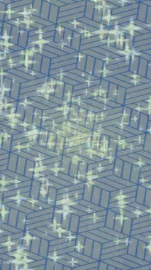 Soyut hareket desenli fütüristik video üretimi için dinamik dijital arkaplan