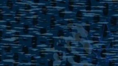 Modern medya üretimi için fütüristik dijital soyut doku sinematik tarz hareketli grafik ögesi