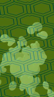 Soyut hareket desenli fütüristik video üretimi için dinamik dijital arkaplan