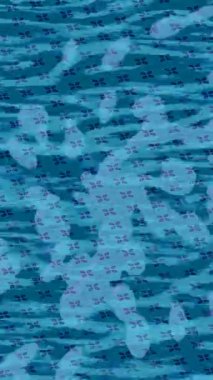 Benzersiz dijital animasyon tarzı grafikleri olan yaratıcı ortam tasarımı için yenilikçi hareket dokusu