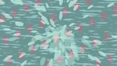 Benzersiz video giriş tasarımı projeleri için detaylı yüzey kalıbı film animasyon stili grafik girişi