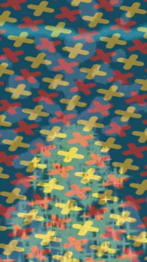 Organik desenli yüzey giriş stili video film sanatı ile soyut arkaplan tasarımı