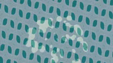 Organik desenli yüzey giriş stili video film sanatı ile soyut arkaplan tasarımı