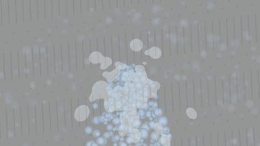 Soyut hareket desenli fütüristik video üretimi için dinamik dijital arkaplan