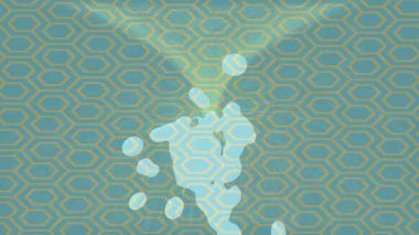 Benzersiz hareket grafikleri tasarım sanatına sahip yaratıcı film üretimi için özet bir arkaplan