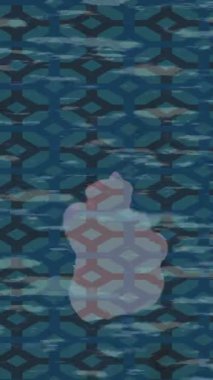 Organik desenli yüzey giriş stili video film sanatı ile soyut arkaplan tasarımı