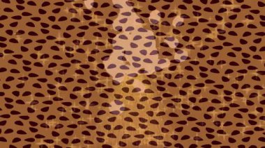 Organik desenli yüzey giriş stili video film sanatı ile soyut arkaplan tasarımı