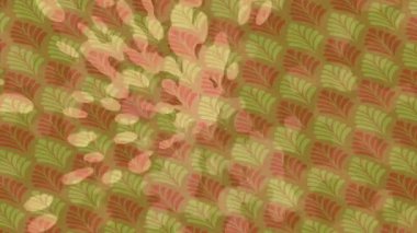 Organik desenli yüzey giriş stili video film sanatı ile soyut arkaplan tasarımı