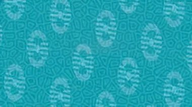 Dijital doku yüzey tasarım biçimi ile modern video animasyonu için gelişmiş hareket grafikleri