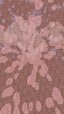 Organik desenli yüzey giriş stili video film sanatı ile soyut arkaplan tasarımı