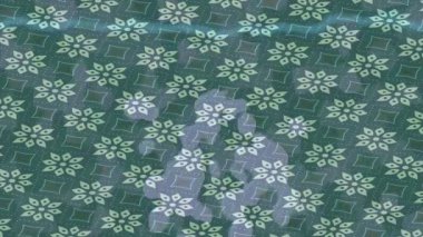 Soyut hareket desenli fütüristik video üretimi için dinamik dijital arkaplan