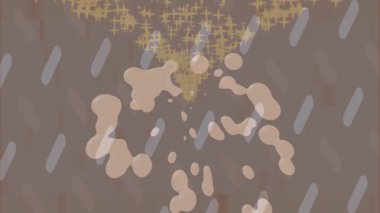 Benzersiz video giriş tasarımı projeleri için detaylı yüzey kalıbı film animasyon stili grafik girişi