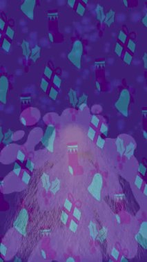 Estetik doku arkaplan tasarımı renkli hareket grafikleri ile moda film giriş profosyoneli