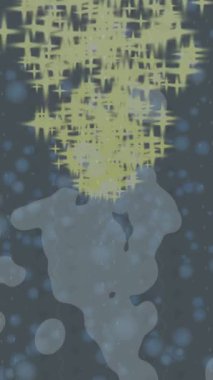 Benzersiz dijital animasyon tarzı grafikleri olan yaratıcı ortam tasarımı için yenilikçi hareket dokusu