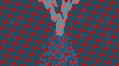 Benzersiz video giriş tasarımı projeleri için detaylı yüzey kalıbı film animasyon stili grafik girişi