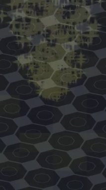 Soyut hareket desenli fütüristik video üretimi için dinamik dijital arkaplan