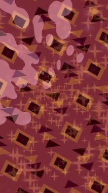 Organik desenli yüzey giriş stili video film sanatı ile soyut arkaplan tasarımı