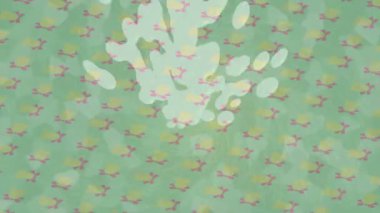 Benzersiz dijital animasyon tarzı grafikleri olan yaratıcı ortam tasarımı için yenilikçi hareket dokusu