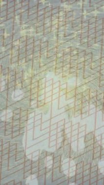 Dijital doku yüzey tasarım biçimi ile modern video animasyonu için gelişmiş hareket grafikleri