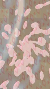 Organik desenli yüzey giriş stili video film sanatı ile soyut arkaplan tasarımı