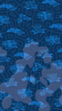 Benzersiz video giriş tasarımı projeleri için detaylı yüzey kalıbı film animasyon stili grafik girişi