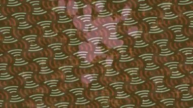 Estetik doku arkaplan tasarımı renkli hareket grafikleri ile moda film giriş profosyoneli