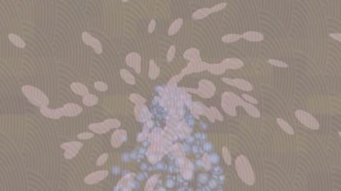 Modern medya üretimi için fütüristik dijital soyut doku sinematik tarz hareketli grafik ögesi