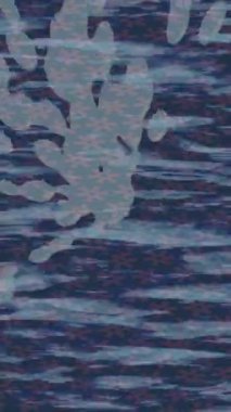 Soyut hareket desenli fütüristik video üretimi için dinamik dijital arkaplan