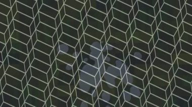 Modern medya üretimi için fütüristik dijital soyut doku sinematik tarz hareketli grafik ögesi