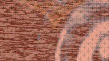 Lüks hareket projeleri için soyut tasarım stili animasyonu olan üst düzey dijital doku