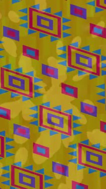 Benzersiz video giriş tasarımı projeleri için detaylı yüzey kalıbı film animasyon stili grafik girişi