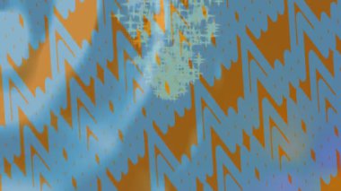 Benzersiz dijital animasyon tarzı grafikleri olan yaratıcı ortam tasarımı için yenilikçi hareket dokusu