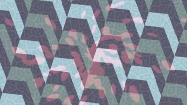 Benzersiz video giriş tasarımı projeleri için detaylı yüzey kalıbı film animasyon stili grafik girişi