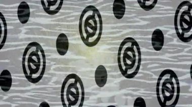 Benzersiz hareket grafikleri tasarım sanatına sahip yaratıcı film üretimi için özet bir arkaplan